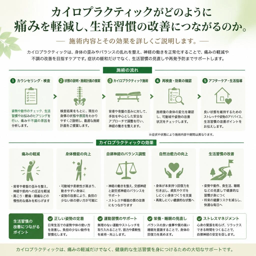 カイロプラクティックの効果