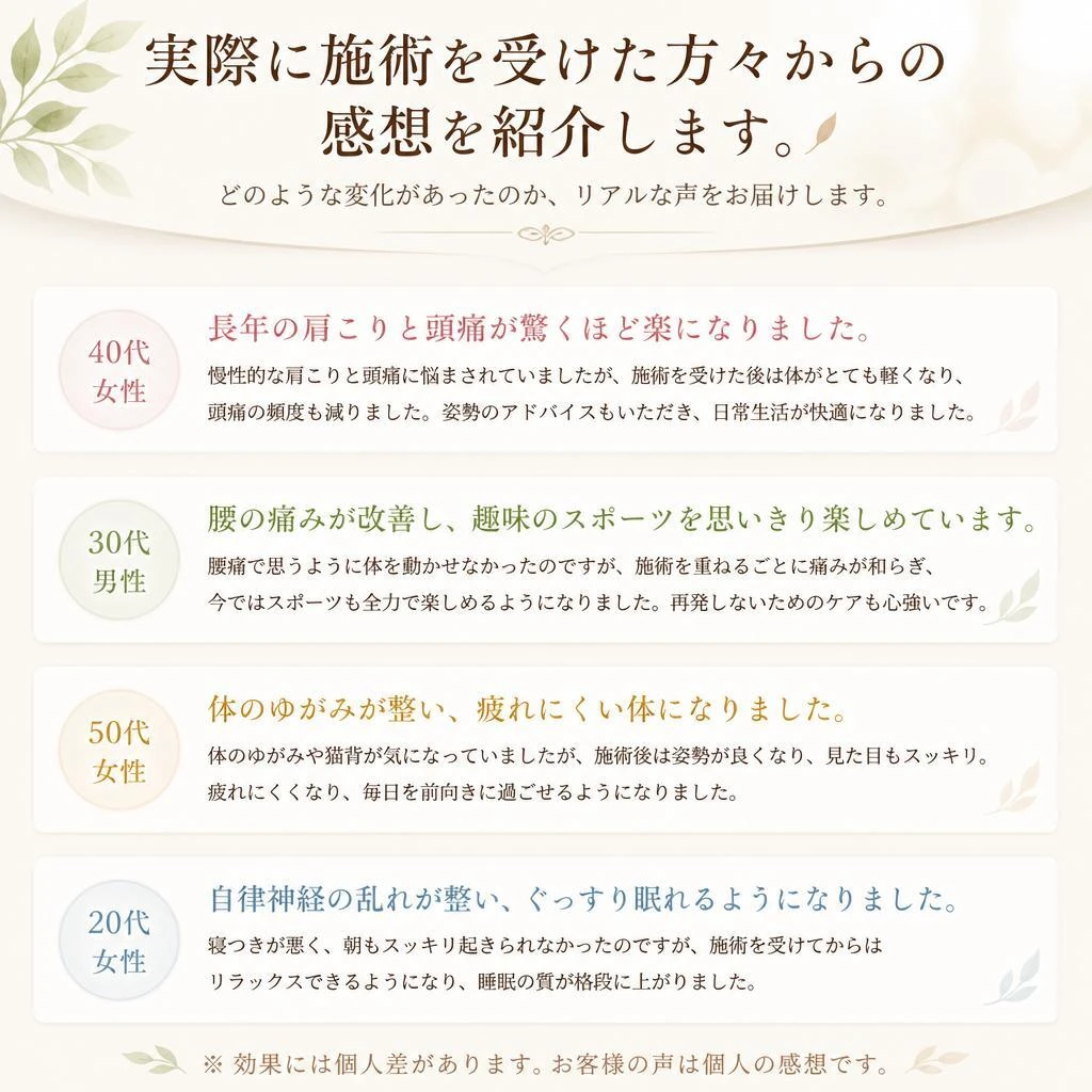お客様の声
