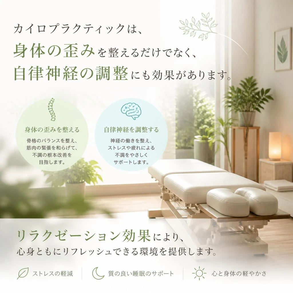 2. カイロプラクティックの効果