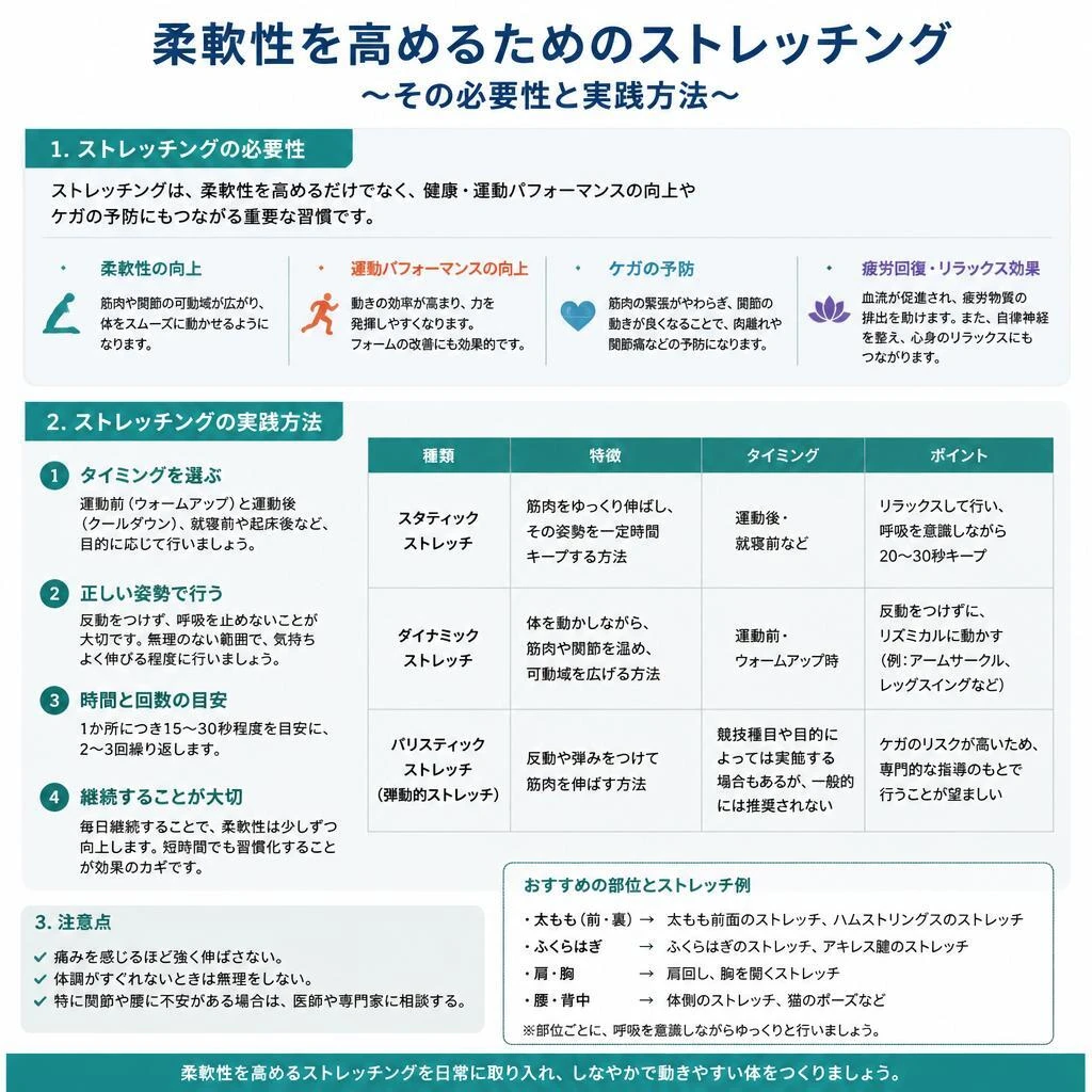 4. ストレッチの重要性