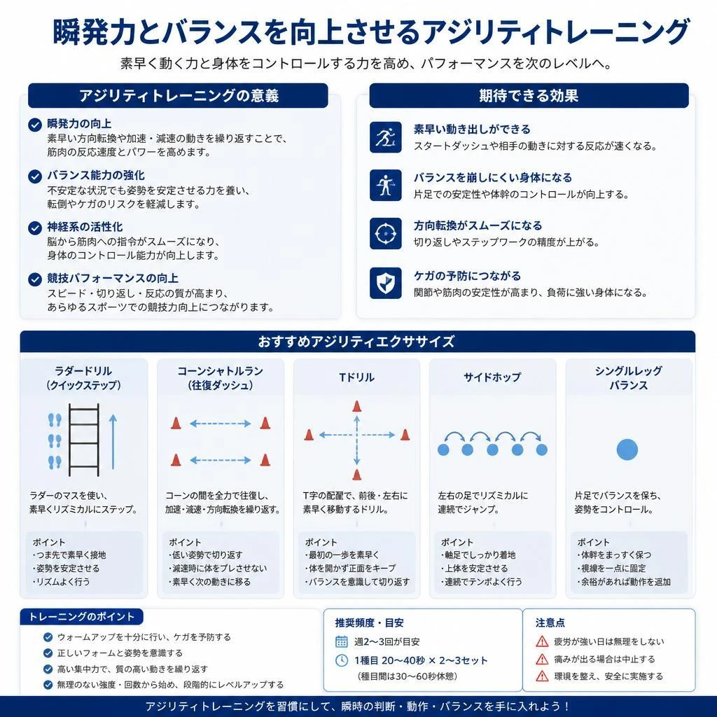 5. アジリティトレーニングのススメ