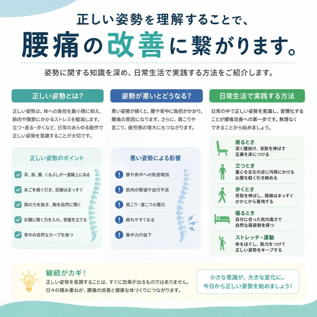正しい姿勢とは？