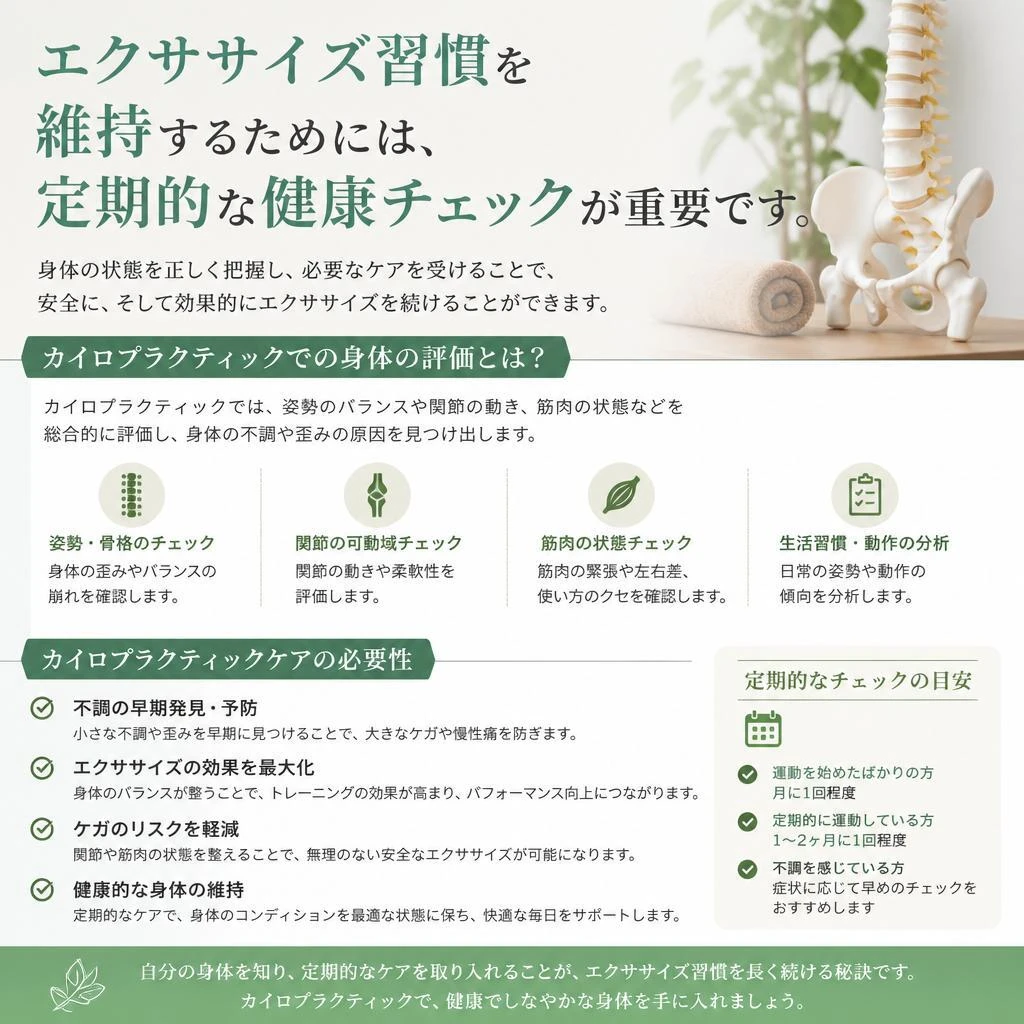 定期的な健康チェックが重要