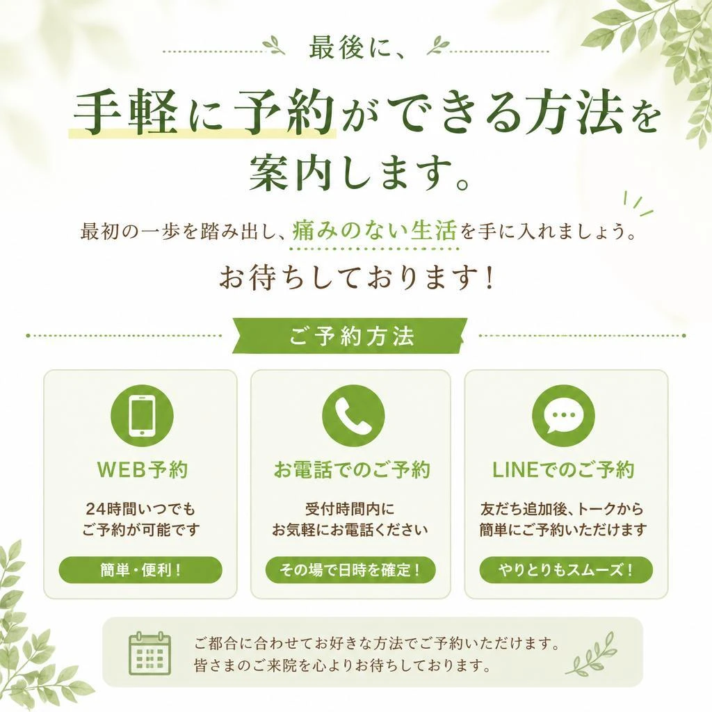 今すぐご予約を！