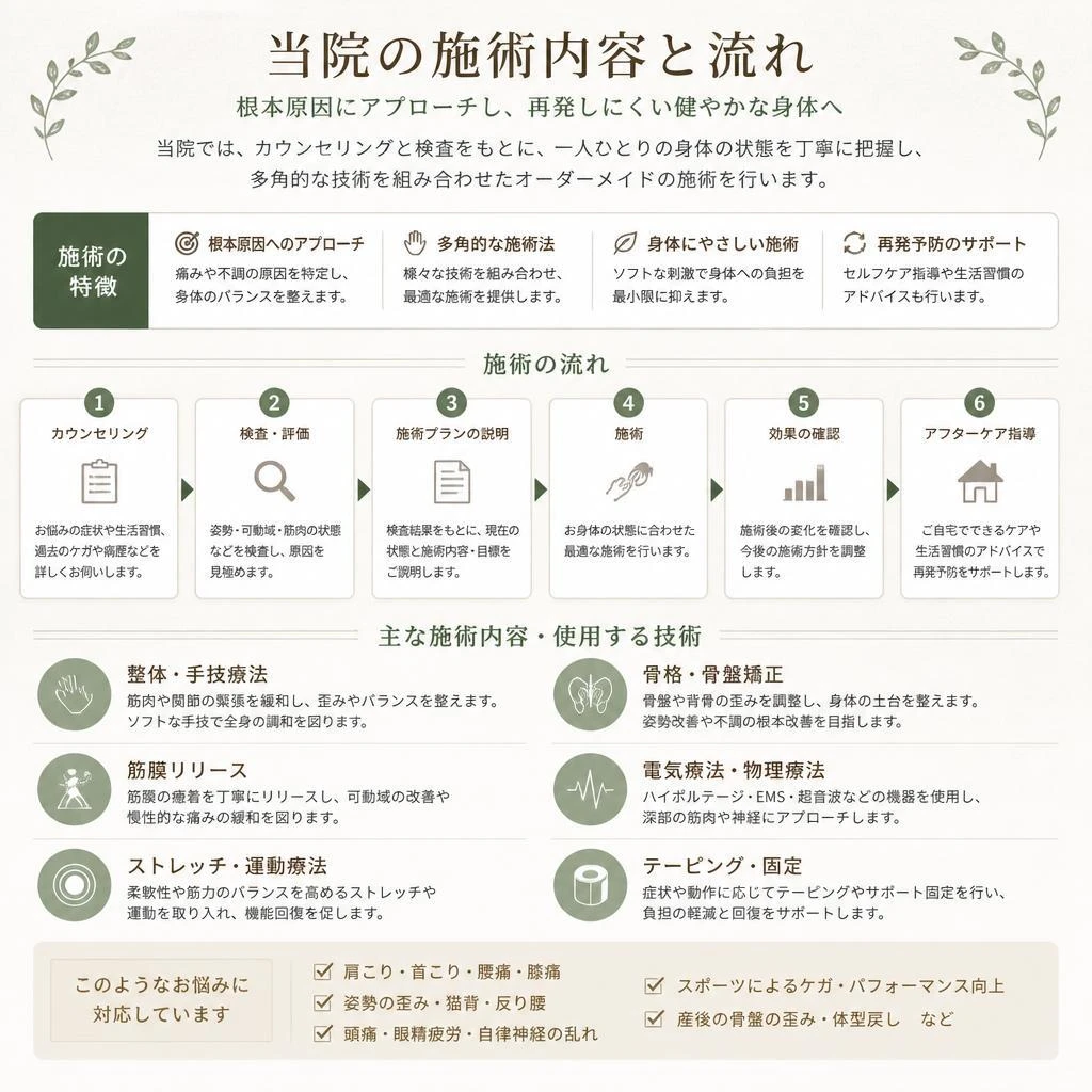 施術内容の紹介