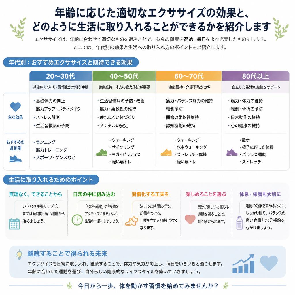 エクササイズの効果