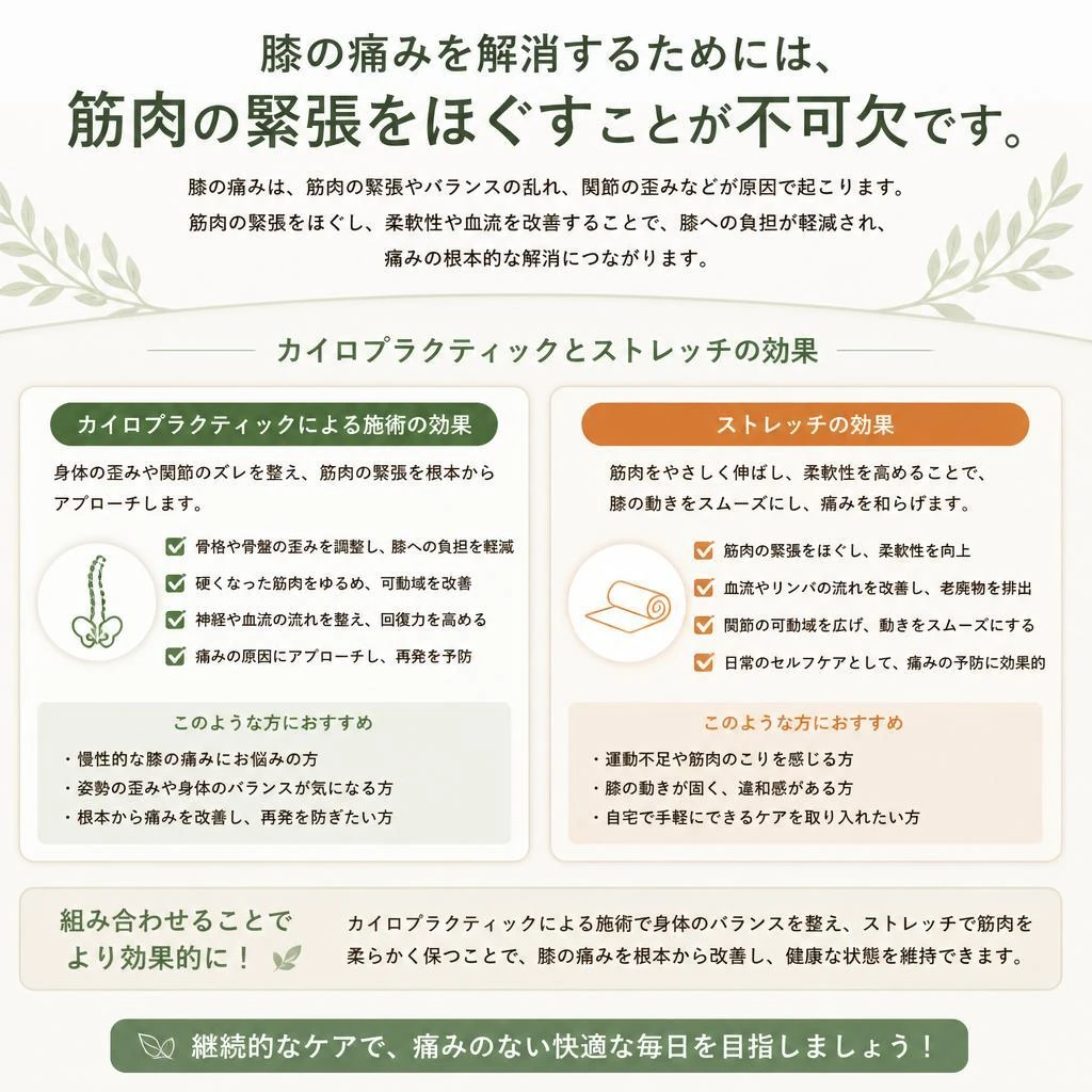 4. 筋肉の緊張を和らげる方法