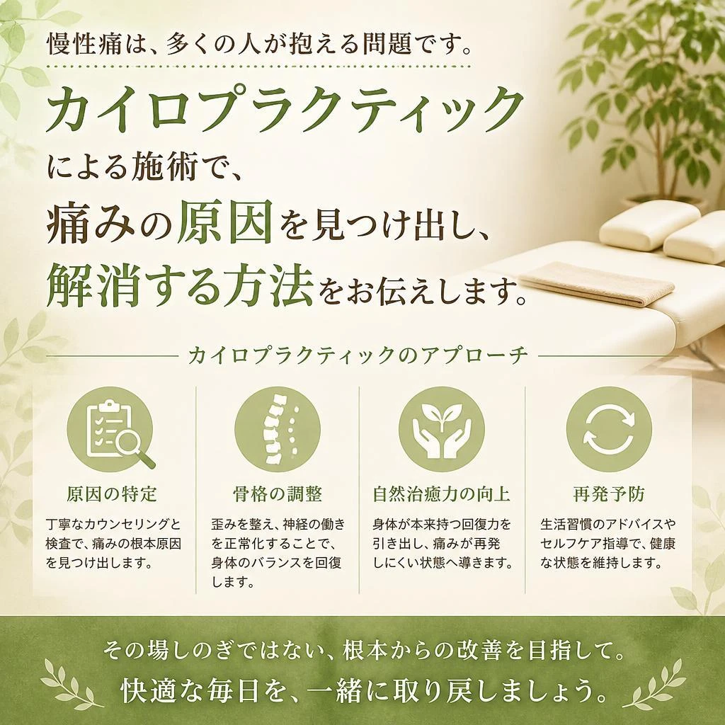 慢性痛のメカニズムと対策