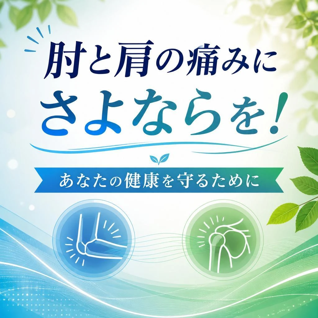 肘と肩の痛みにさよならを！あなたの健康を守るために
