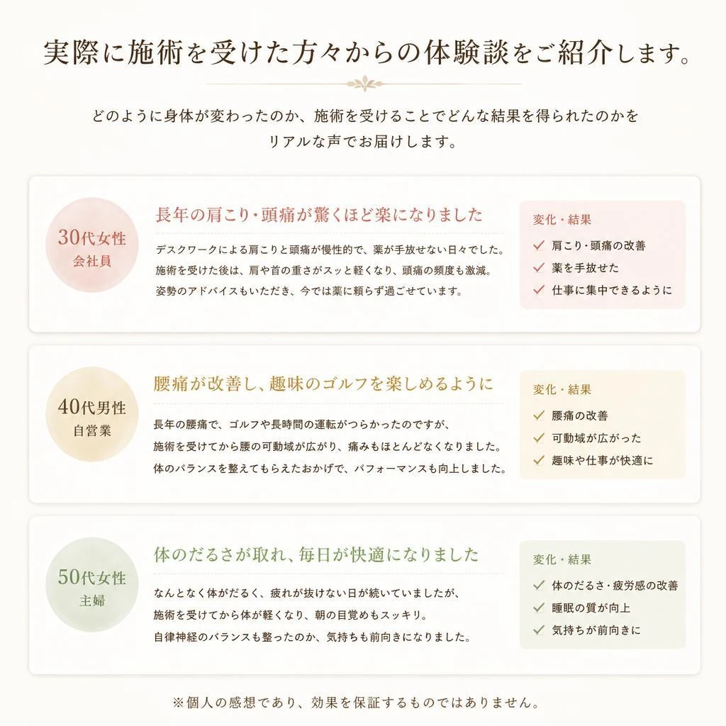 お客様の声