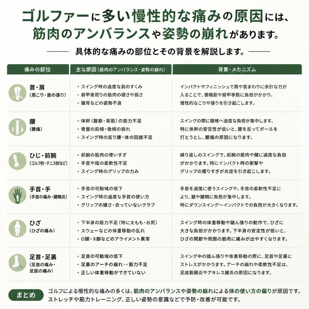 慢性痛の原因