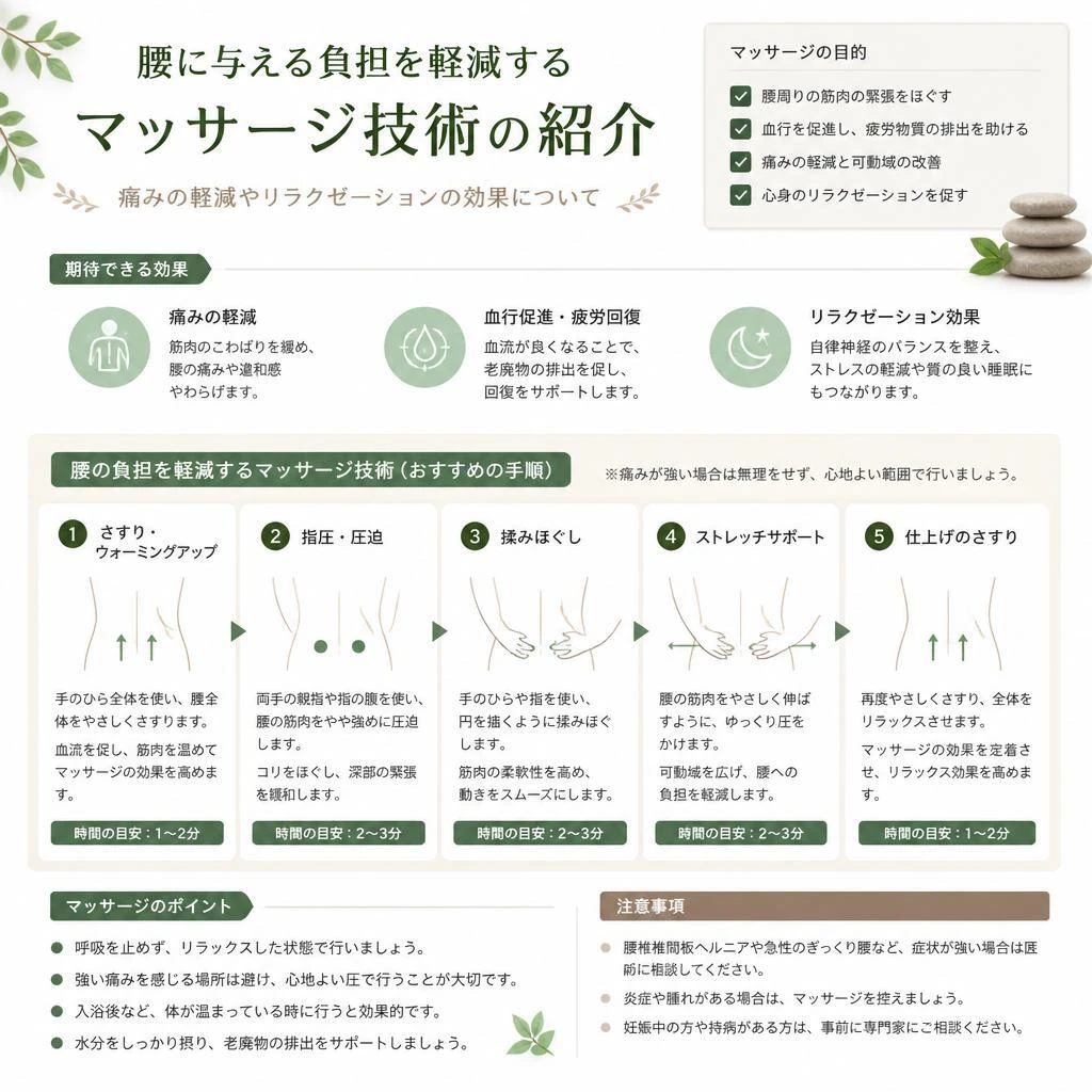 4. 腰のマッサージの効果