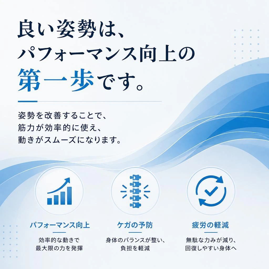 姿勢改善がもたらす効果