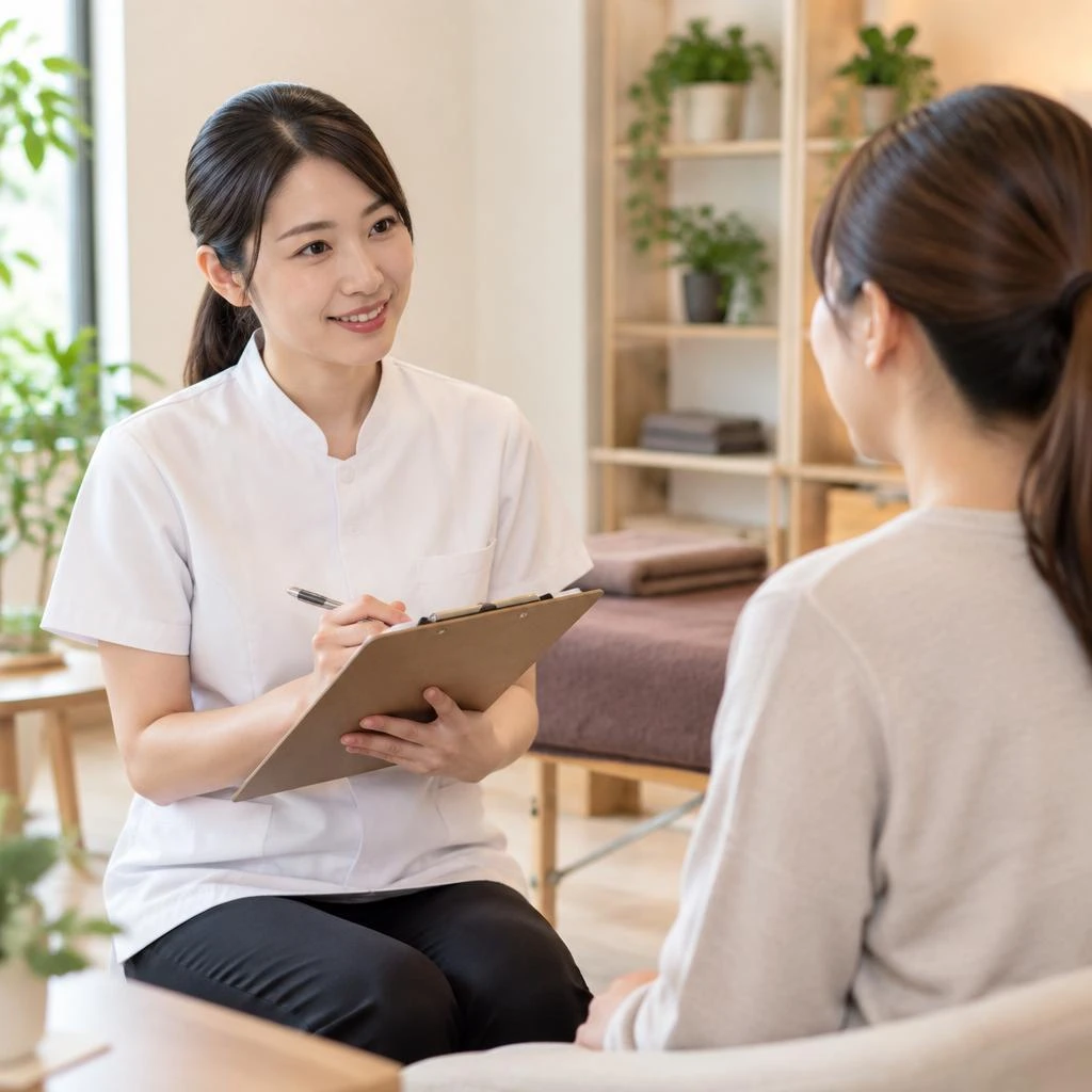 施術の前に、まずはあなたのお話を聞かせてください